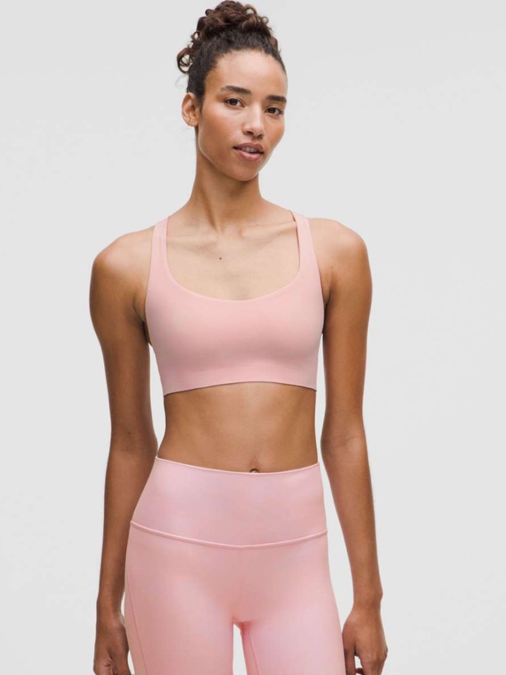 Lululemon | FlexyFlex Strappy Yoga Bra | Pink Haze